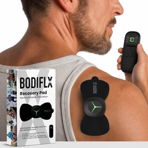 BODIFLX Wireless EMS Muscle Stimulator Pad | For Back, For Knee, For Sore Muscles