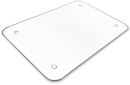 Pagnanno. Chopping Board-Catering Cutting Set-Kitchen Board-Glass Worktop Savers-Sink Chopping Board-Large-Worktop Protectors Heat Resistant- Clear Design (Design 11, 50 x 40 cm (Pack of 1))