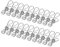 Vicloon Clothes Pegs Chip Clips, 100 Pcs Stainless Steel Clip Pin, 4.5CM Strong-Grip Metal Laundry Clips for Washing Line, Clothes Sock Hanger, Kitchen, Office
