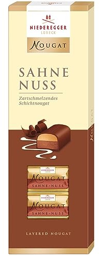 Niederegger Lübeck Nougat Klassiker Schichtnougat Sahne Nuss 100g