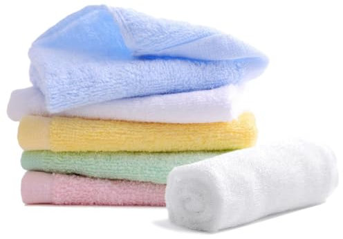 Bmeigo Paquete de 6 paños de franela de 12 x 12 pulgadas, toalla de tela de bambú absorbente, suave, reutilizable, toalla de limpieza facial para bebés, niños y adultos, belleza de spa en casa