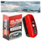 Rimozione Pellicola di Olio in Vetro,Automotive Oil Film Cleaning Brush，Detergente per Vetri Auto,Anti Appannamento Pulitore Idrorepellente Vetri Auto, Pennello per pellicola ad olio rosso
