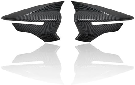 Backspegelskal Bil För SEAT För Leon MK3 5F ST FR För Cupra För Ibiza Mk5 För Arona KJ7 2017-2020 2 St Backspegelkåpa Till Sidodörr Backspegelkåpa(Carbon Fiber)