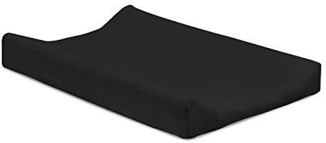Jollein Wickelauflagenbezug Double Jersey 50x70cm - Schwarz