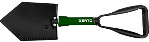 VERTO Klappbare Schaufel; Schaufel, Bagger, Pickel; Camping, Survival, Zelten und Wandern in den Bergen, multifunktionales Werkzeug, 23,5x15,5cm im zusammengeklappten Zustand; nimmt wenig Platz EIN