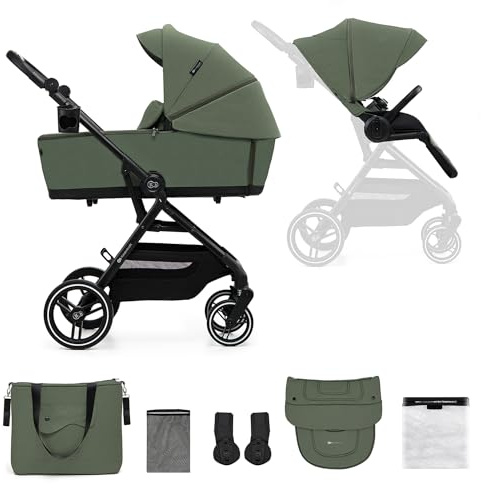 Poussette 2 en 1 Yoxi Mystic Green Kinderkraft