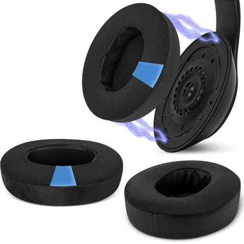 Geekria SNAP Kit di ricambio cuscinetti per cuffie Beats Studio 3 Wireless, Studio 2, cuscinetti magnetici Easy-Switch, coperture per padiglioni (gel rinfrescante)