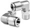 TAILONZ PNEUMATIC Raccordi a gomito in acciaio inox 304 filettatura maschio 10 mm OD guaina x 1/4 BSP push-in PL10-02 (confezione da 2)