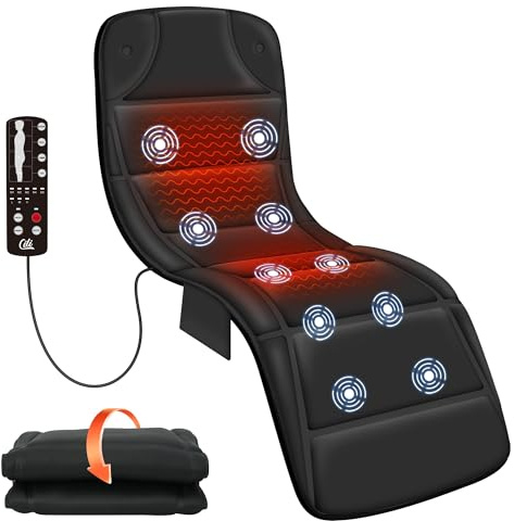 CILI Full Body Massage Mat with Heat, Back Massage Pad with Vibration, Full Body Massager for Neck and Back Pain, Massage Mattress, Gifts for H