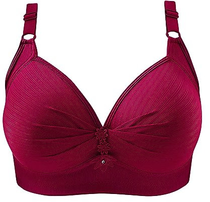 OVARA Women's Push Up Bras Wireless Everyday Bra for F/G Cup Soft Breathable Comfort Bras Ladies Full Coverage Supportive Non Wired Bralettes