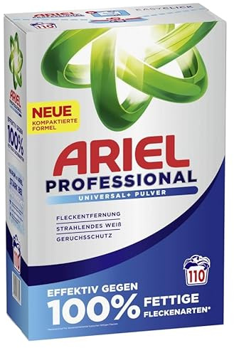 Ariel Detersivo professionale in polvere universale + combatte tutti i tipi di macchie di grasso, per uso professionale