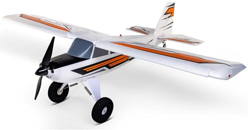 E-flite Night Timber X Evolutions 1,2 m Plug N Play, fjärrstyrt flygplan med nattflygning, LED-belysning