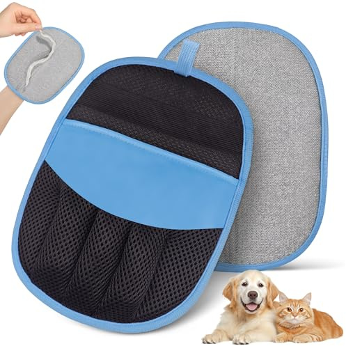 YOSEPATI Guante Magic Brush para Eliminar Pelos de Mascotas, Guante de Aseo Electrostático Yomi para Perros y Gatos, Eliminador de Pelos Pure Path, Quitapelos para Muebles, Ropa & Asientos de Coche