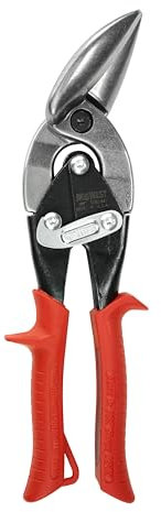 Midwest herramientas y cubertería de hojalatero forjado hoja especial dureza Offset izquierda Aviación Snip