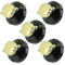 Stoves Genuine Gas Oven / Cooker / Hob Flame Control Knob (Black & Gold, Pack of 5)
