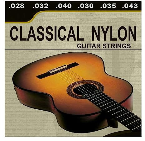 OcioDual Classical Guitar 6 Strings Nylon Normal Tension Gauge for Classic Guitar GF80310