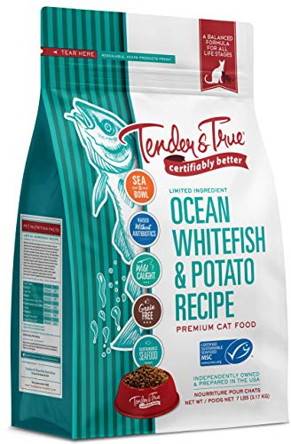 Tender & True Ocean Whitefish & Potato Recipe Cat Food, 7 lb