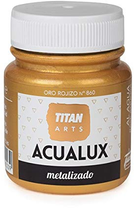 Colores Metalizados Acualux Titan - 100 mL, 860-Oro Rojizo