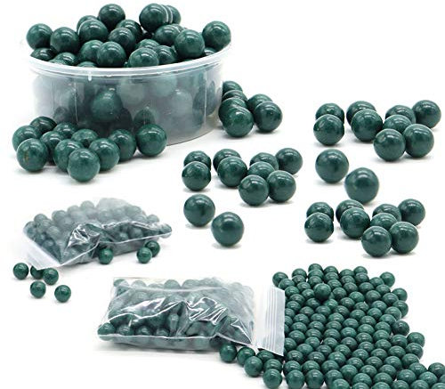 1000 Stück Schleudermunition Zwille Steinschleuder Kugel 10mm Harte Tonkugel Schleuderball Perlen Schlammkugel Sicherheit Schlammpille für Schleudern, Zwillen, Katapult (1000 Steinschleuder Munition)