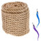 Corda per Tiragraffi, Corda Canapa 6mm x 10m, Corda per Tiragraffi per Gatti, Corda per Tiragraffi di Canapa DIY, Spago in Sisal per Tiragraffi Gatti