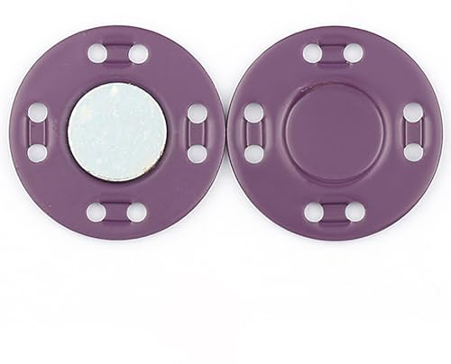1 Juego de 5 Pares Botones Magnéticos Cierres de Snap Invisibles Hebilla Metálica Magnética Suministros de Costura para Ropa Abrigos y Accesorios de DIY Artesanales