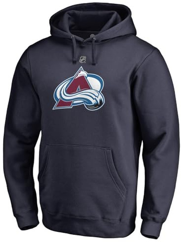 JFBNFKPO Felpa con Cappuccio Sport Stampato Cappotto NHL Sportswear Hockey su Ghiaccio Stampa Avalanche Maniche Lunghe Hockey Abbigliamento, XXL