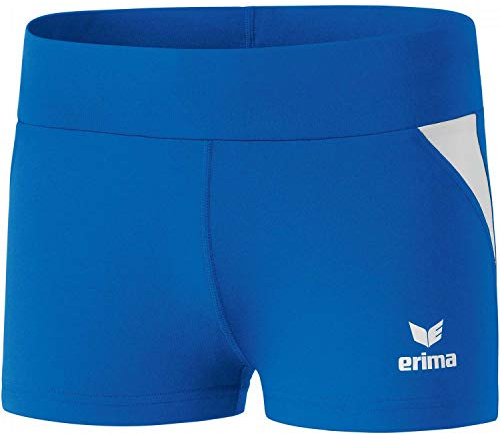 Erima Damen Shorts Hot Pant, New Royal/Weiß, 34, 829409