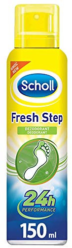 SCHOLL Fresh Step extra fresco del pie Deo, spray, fußdeo, los Restos pies (150 ml spray)