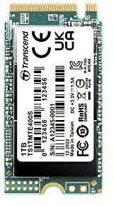 Transcend 1TB MTE400S NVMe PCIe Gen3 x M.2 2242 Solid State Drive - TS1TMTE400S