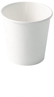 PacknWood - 210GCBL4 - Taza de papel blanco con asa, tazas de café, vasos de papel, vasos desechables, vasos Dixie, tazas de fiesta, tazas de café de papel, 4 onzas, 3000 piezas