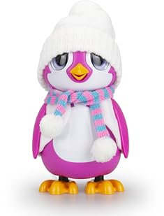 Silverlit Rettungspinguin Interaktiver rosa Pinguin mit 20 verschiedenen Emotionen + 5 Zubehörteilen inklusive Ton- und Lichteffekte Lernerlebnis AAA-Batterien inklusive Ab 5 Jahren