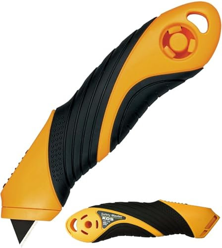 KDS Sicherheitsmesser SA-11B Safety Master Yellow (2x Schwarze Trapezklinge)