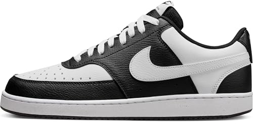 Nike Court Vision Lo Herren Sneaker, Black/White, 38.5
