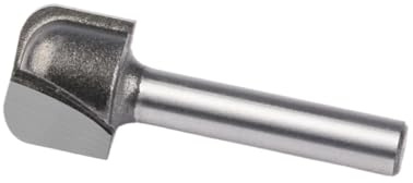 1/4/5 st 6 mm 12 mm skaft dubbelbåge rund bottenfräs bit spårfräs gravyrmaskin trimmaskinskärare träbearbetningsverktyg(4PCS 12mm Shank SET)
