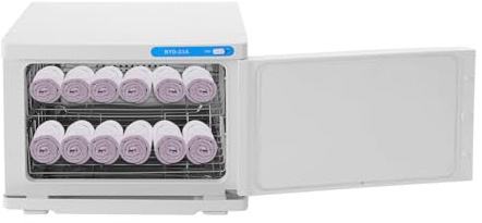 Deurqund Scaldasalviette, 23 l, scaldasalviette elettrico e disinfettante, 70 °C, scaldasalviette, per bagno, spa, hotel, facile da usare