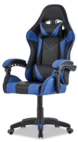 Walden Gaming Chair Ergonomic Office Chair Office Chairs Gaming Chair Backrest Seat Height Adjustable Swivel Chair Racing Office Computer Ergonomic Video Game Chair