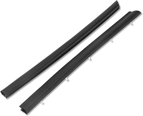 Car Door Gasket Seal Rubber Door Edge Trim Protection 1 Pair Front Rear Rubber Fit for T5 T5.1 Reduces Wind Noise Blocks Dust and Rain