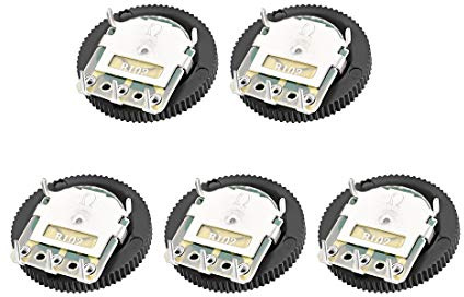 sourcing map 1K Ohm Dial Wheel Potentiometer for Audio Stereo Volume Switch Control 16x6mm 5Pcs