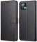 Ganbary Handyhülle für Samsung Galaxy A22 5G Hülle (Nicht für A22 4G), Premium Leder Tasche Flipcase [Kartenschlitzen] [Magnetverschluss] [Standfunktion] kompatibel mit Samsung A22 5G, Schwarz
