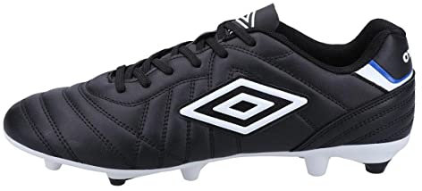 Umbro Mens Speciali Liga Leather Soccer Cleats (11) (Black/White)