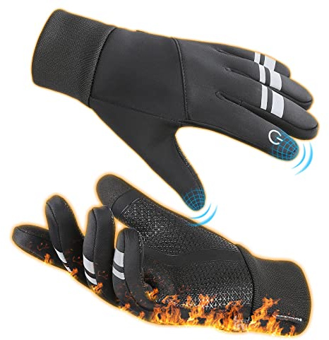 kyncilor Guanti Donna Invernali Touchscreen ciclismo invernali Da Antiscivolo Guanti Per Ciclismo, Moto