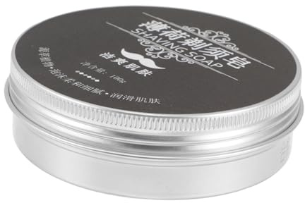 Ipetboom Jabón De Afeitar Espumoso Para Hombres y Mujeres Bálsamo Para Forma Al Bigote Bálsamo Reparador De Cuidado Para Sensible Para Viajes