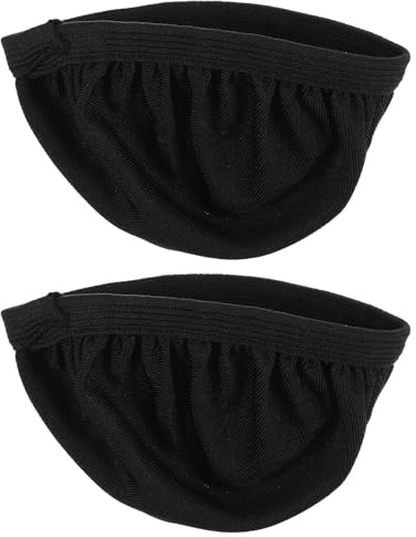 MAGICLULU Copriauricolari Lavabili di Cotone Elasticizzato 2 Pezzi Copertura Antipolvere Riutilizzabile per Cuffie Grandi Protezione Comfort per Uso Quotidiano