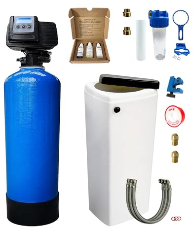 Addolcitore Acqua Biblocco 14l Toodo Fleck 5600 Sxt Completo Di Kit Di Installazione