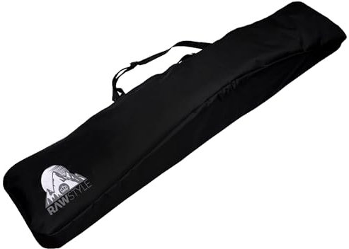 Rawstyle Snowboard Tasche, Boardbag, Snowboardbag, 170cm, XXL (schwarz-schwarz)