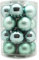 Magic Weihnachtskugeln Glas 6cm, 20 STK. Christbaumkugeln, Farbe: Winter Jade (Mint mintgrün Aqua Glanz matt)