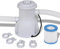 Bomba de filtro para piscina, JUNZAI Depuradora Piscina, Manguera Depuradora, Motor Depuradora Piscina 300 gal/h