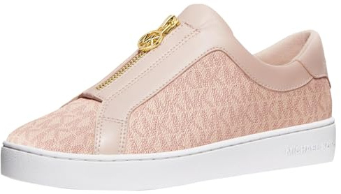 Michael Kors Femme Keaton Zip Slip on Sneaker Baskets à Enfiler, Ballet, 40.5 EU