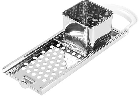 WATIIFUFU 1 Pc Rabot En Acier Inoxydable Fabrication De Nouilles Fabricant De Nouilles Aux Légumes Pâtes Tortellini Fabricant De Spätzle Outils Pour Pâtes Outils De Pâtes Maison Black