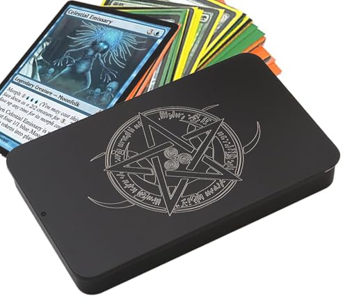 wiroouia Scatola Per Mazzo Di Tarocchi - Custodia Organizzatrice Standard per Carte Tarocchi | Scatola Organizzatrice Leggera E Portatile Per Giochi Da Tavolo Ragazzi Donne Uomini Atleti